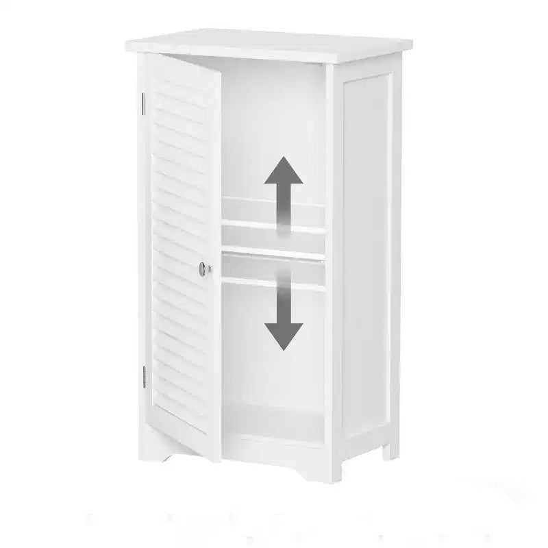 Meuble de Rangement Salle de Bain Autonome Blanc - Hastings Home