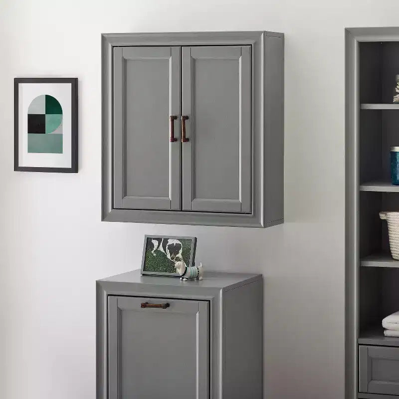Meuble mural décoratif Tara Wall gris - Crosley