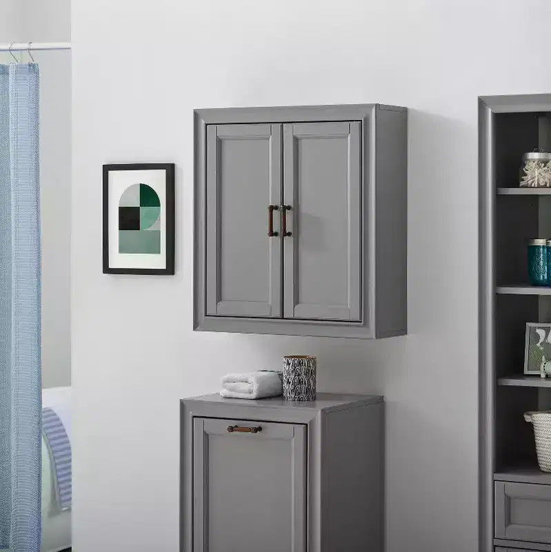 Meuble mural décoratif Tara Wall gris - Crosley