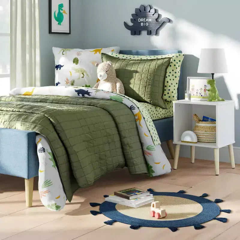 Table de chevet ouverte pour enfants moderne blanc - Pillowfort™