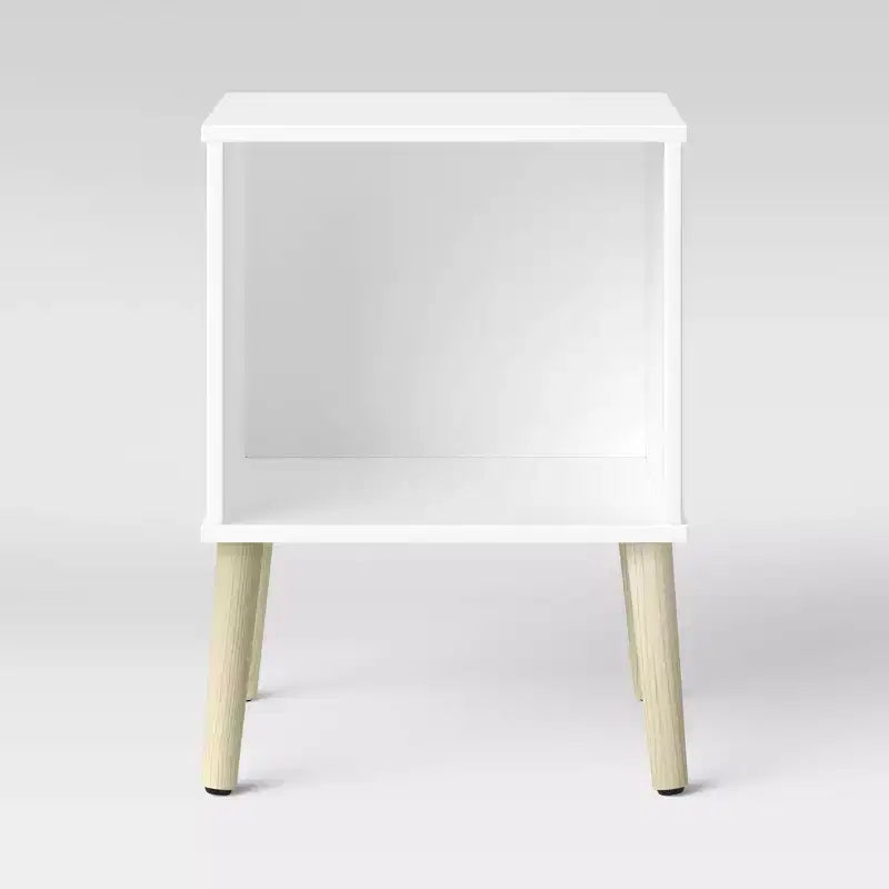 Table de chevet ouverte pour enfants moderne blanc - Pillowfort™