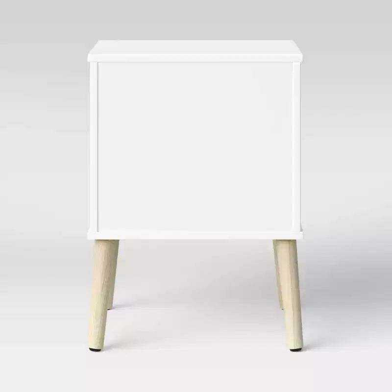 Table de chevet ouverte pour enfants moderne blanc - Pillowfort™