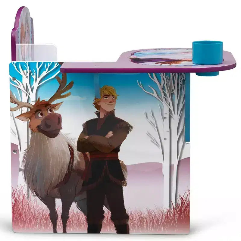 Chaise-pupitre pour enfants Delta Children avec bac de rangement – La Reine des neiges 2 de Disney