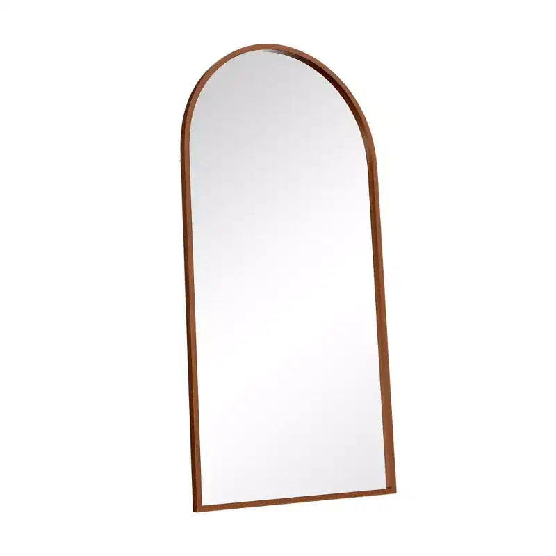 Miroir psyché rectangulaire en bois massif couleur pêche 180x90x2cm
