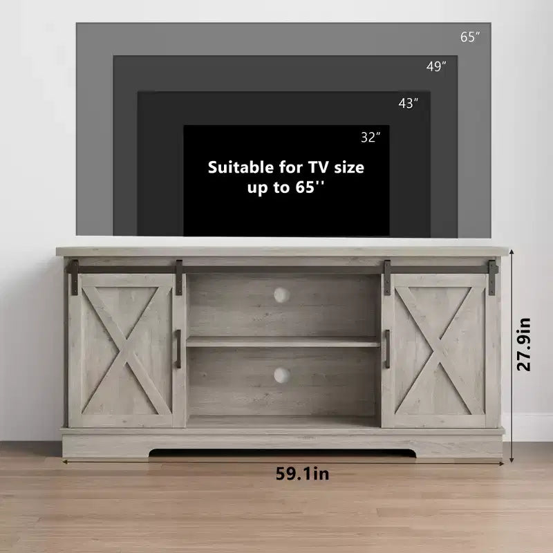 Meuble TV pour 65 Pouces, Meuble TV et Multimédia de Ferme