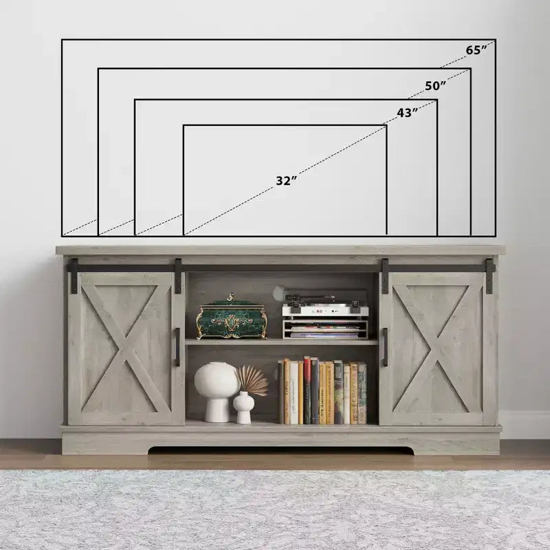 Meuble TV pour 65 Pouces, Meuble TV et Multimédia de Ferme