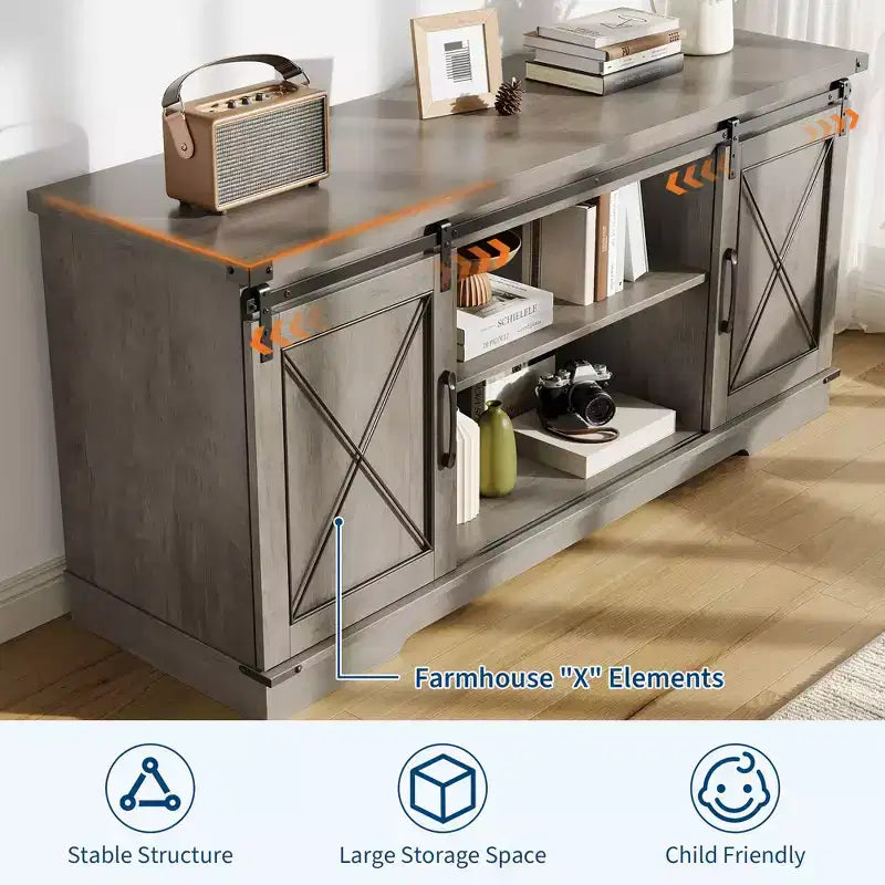 Meuble TV pour 65 Pouces, Meuble TV et Multimédia de Ferme