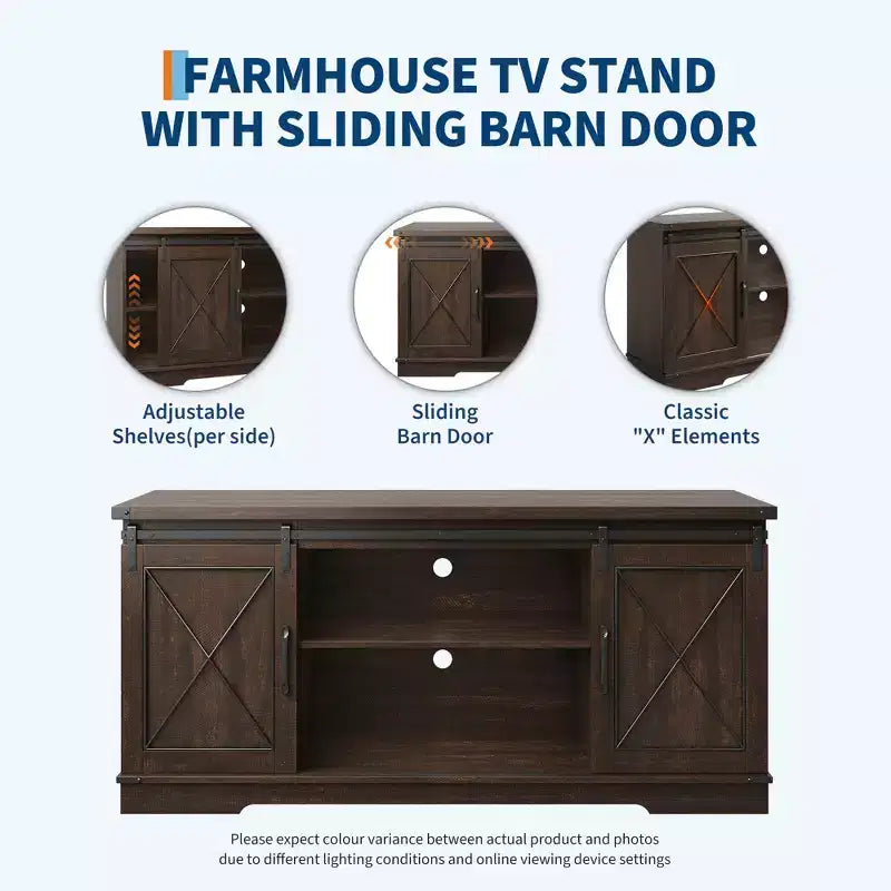 Meuble TV pour 65 Pouces, Meuble TV et Multimédia de Ferme