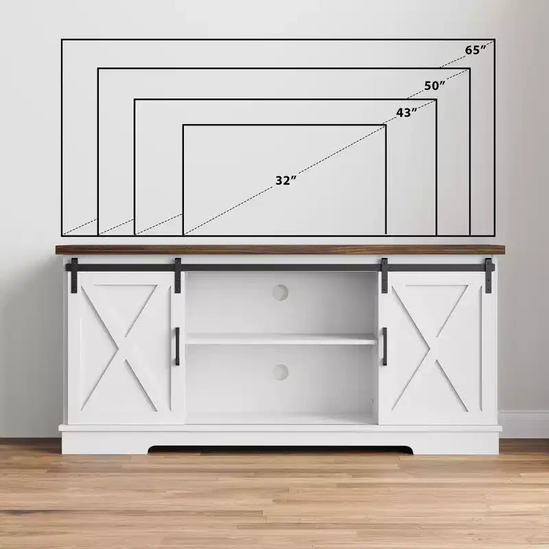 Meuble TV pour 65 Pouces, Meuble TV et Multimédia de Ferme