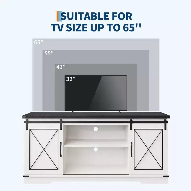Meuble TV pour 65 Pouces, Meuble TV et Multimédia de Ferme