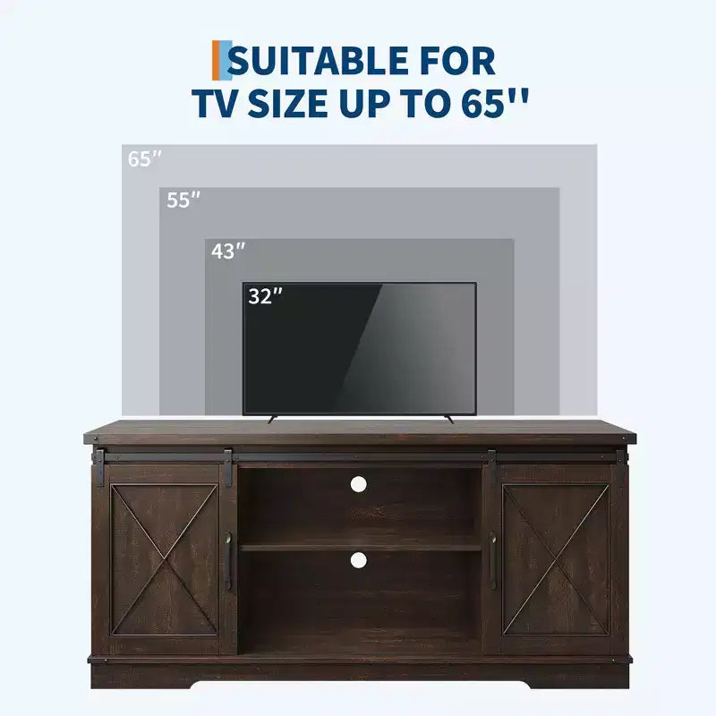 Meuble TV pour 65 Pouces, Meuble TV et Multimédia de Ferme