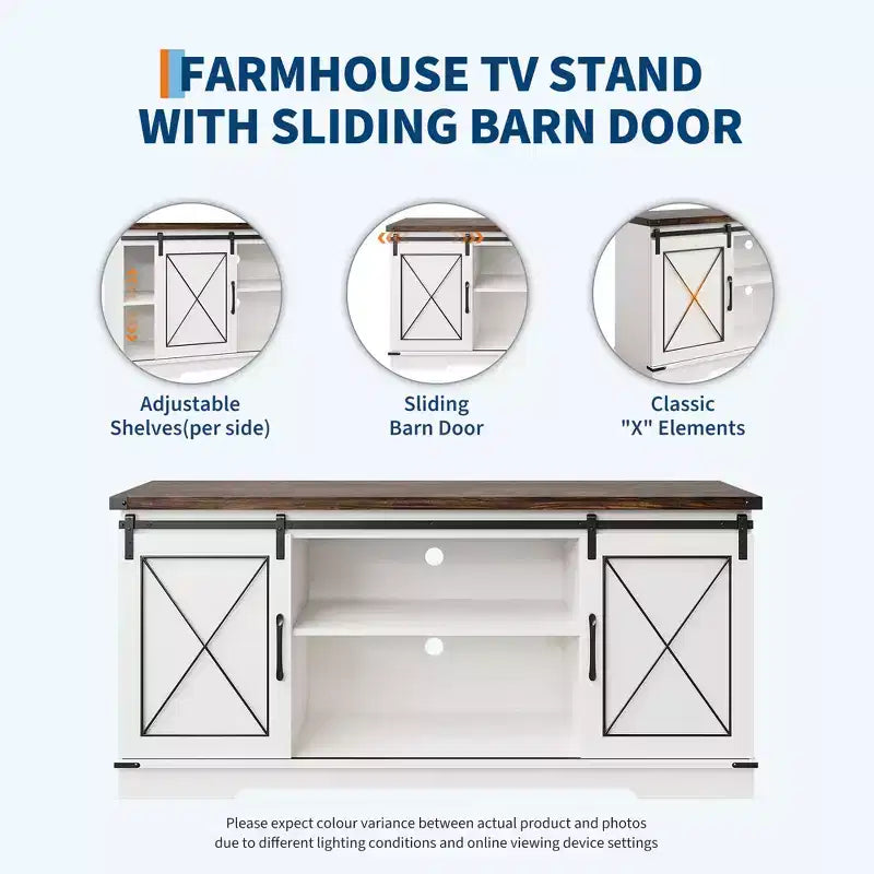 Meuble TV pour 65 Pouces, Meuble TV et Multimédia de Ferme