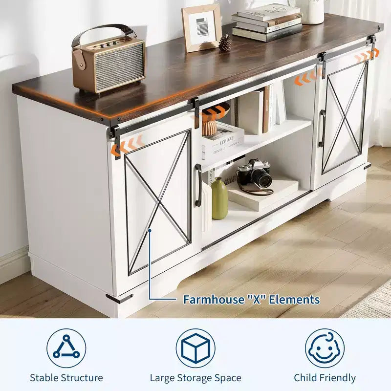 Meuble TV pour 65 Pouces, Meuble TV et Multimédia de Ferme