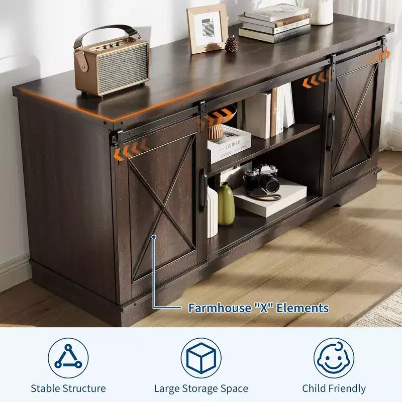 Meuble TV pour 65 Pouces, Meuble TV et Multimédia de Ferme