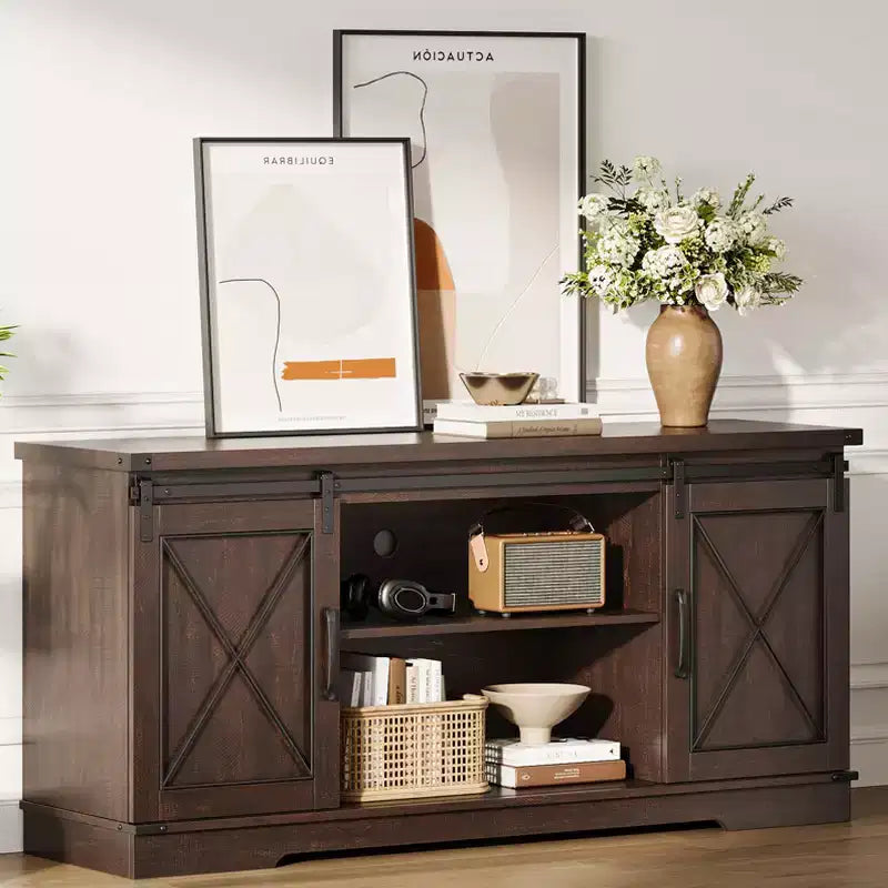 TV Stand for 65 Inch, Entertainment Center Farmhouse TV & Media Furniture