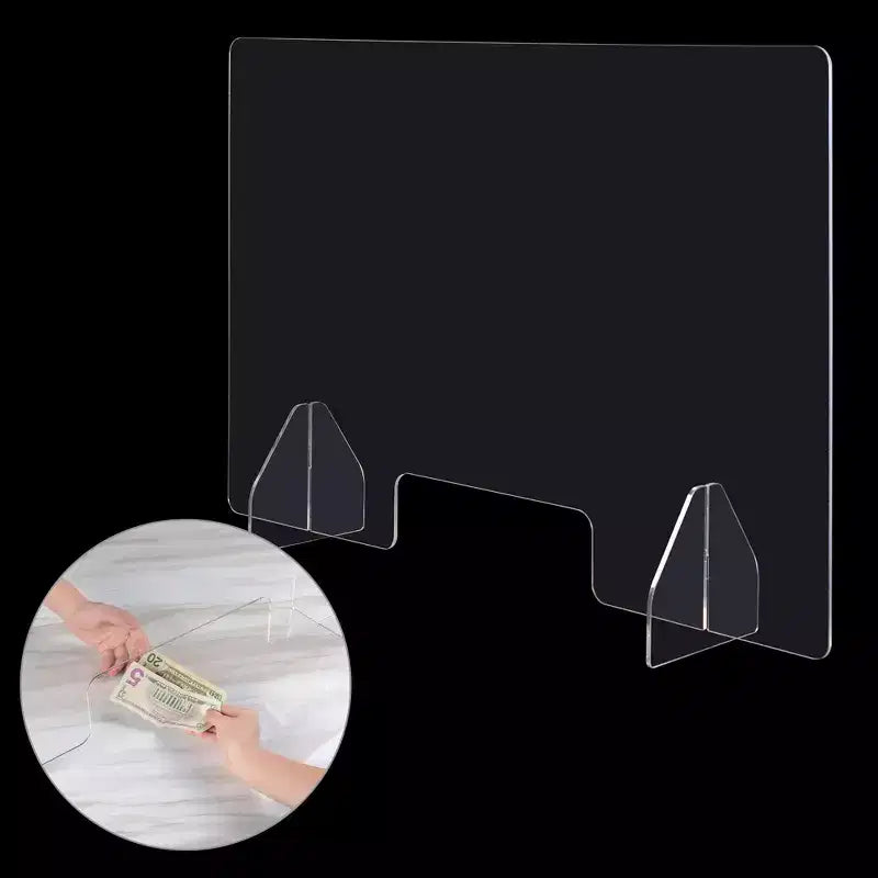 Yescom Lot de 3 Écrans de Protection en Acrylique 36x24 Panneau de Sécurité de Table Séparateur de Bureau