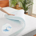 Belffin Memory Foam Mattress Topper King Size, Bed Mattress Topper Waterproof for Body Support & Pressure Relief, with Removable Cover