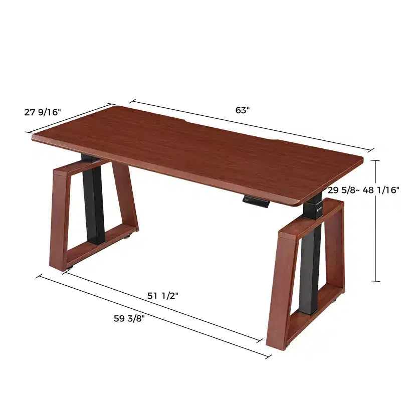 EUREKA ERGONOMIC Bureau Assis-Debout Moderne à Hauteur Réglable (63x29)