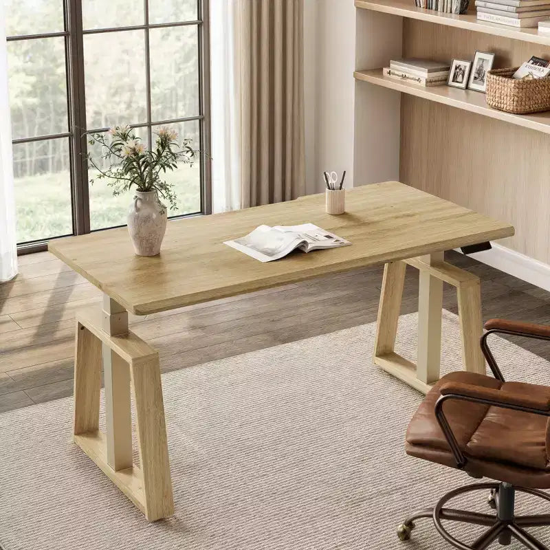 EUREKA ERGONOMIC Bureau Assis-Debout Moderne à Hauteur Réglable (63x29)