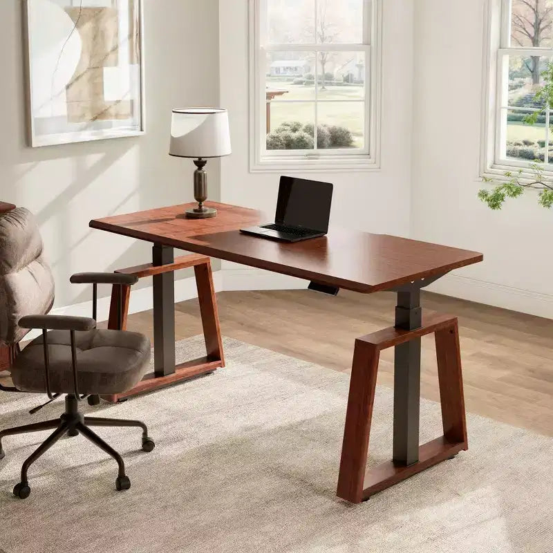 EUREKA ERGONOMIC Bureau Assis-Debout Moderne à Hauteur Réglable (63x29)