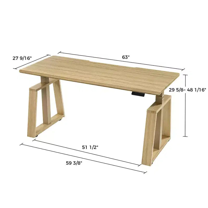 EUREKA ERGONOMIC Bureau Assis-Debout Moderne à Hauteur Réglable (63x29)