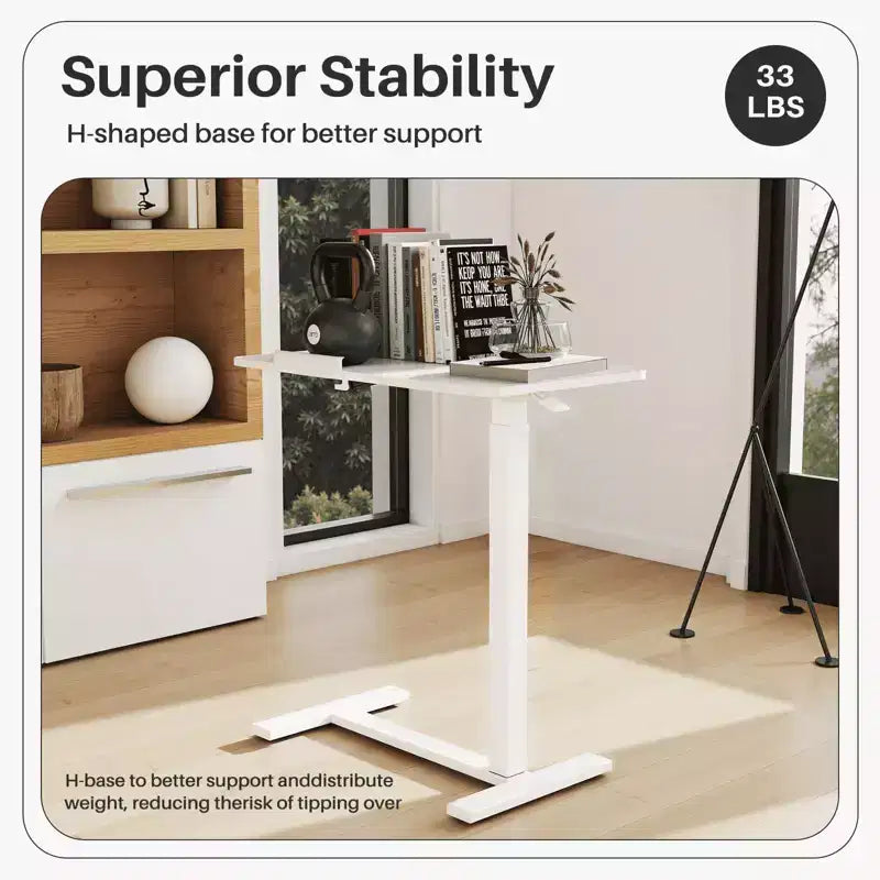 MAYEERTY Table de lit avec roulettes Bureau d'ordinateur réglable Table d'appoint en bois
