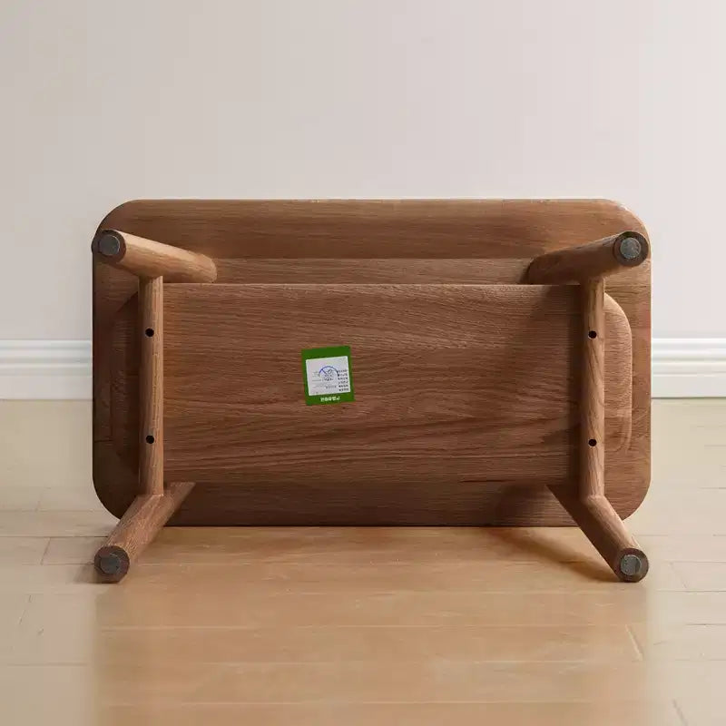 Christopher Knight Home Carpenter Banc à chaussures en bois massif naturel de style moderne du milieu du siècle avec porte-chiffon