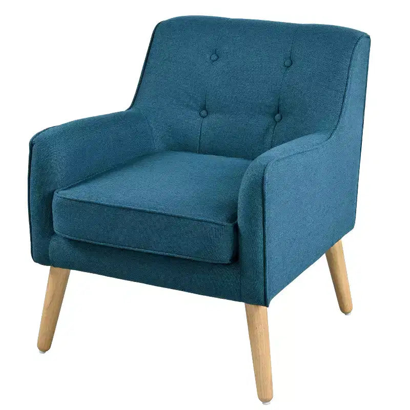 Christopher Knight Home Calix, fauteuil d'appoint rembourré capitonné, style moderne du milieu du siècle