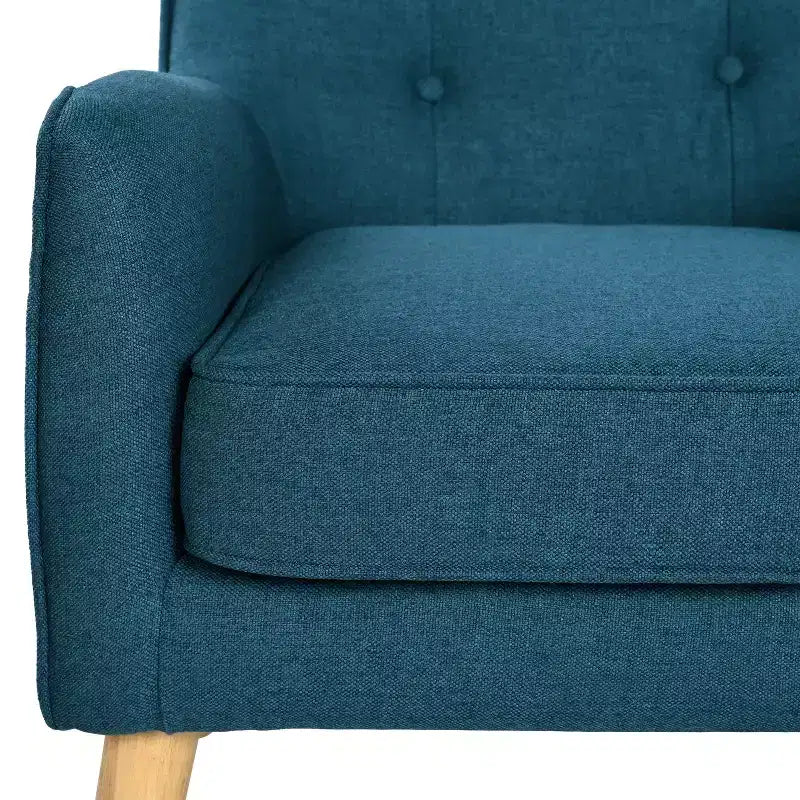 Christopher Knight Home Calix, fauteuil d'appoint rembourré capitonné, style moderne du milieu du siècle