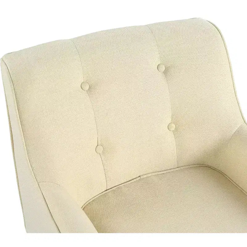 Christopher Knight Home Calix, fauteuil d'appoint rembourré capitonné, style moderne du milieu du siècle