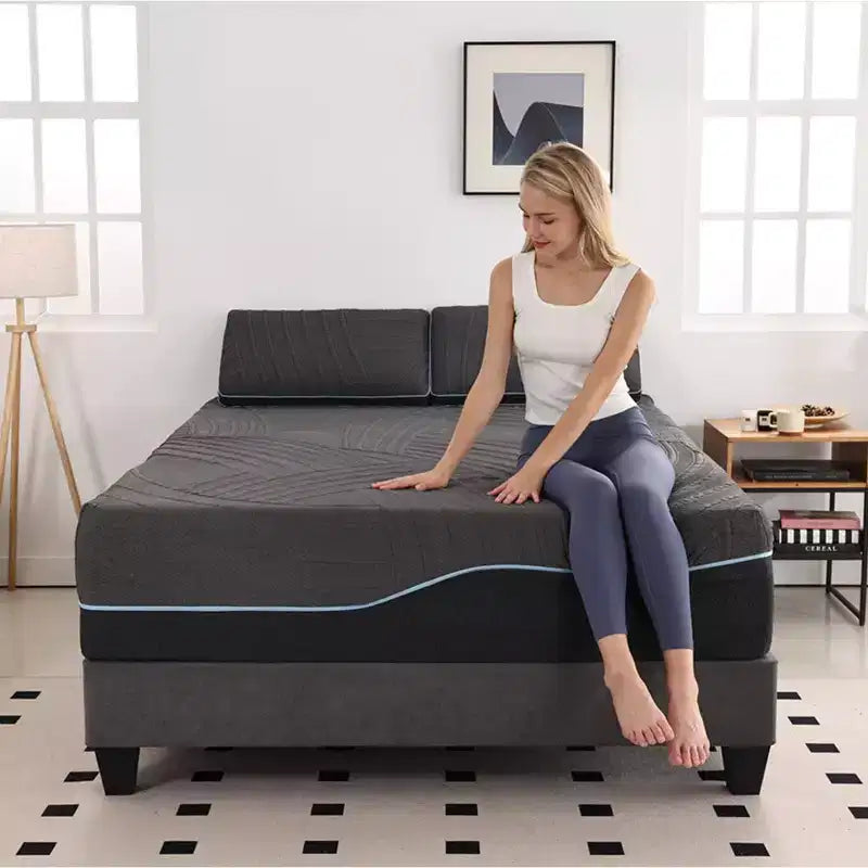 Matelas en mousse à mémoire de forme Ego Platinum 14 ferme infusée de cuivre