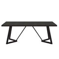 Lantine 70.87-Inch Large Dining Table for 4-6, Modern Rectangular Dining Room Table with Metal Frame