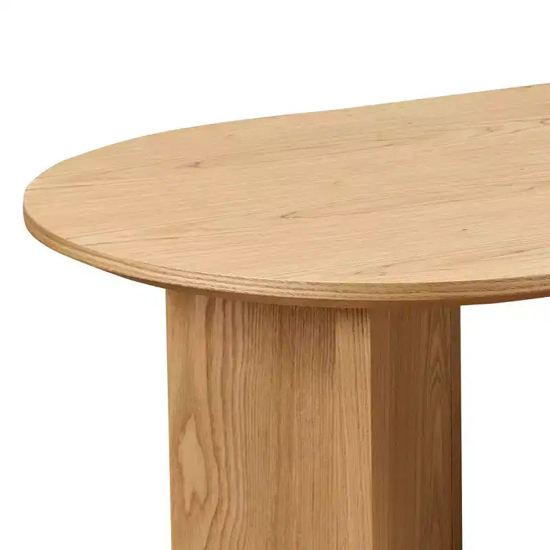 Table basse Vatros Wood Table basse moderne du milieu du siècle Table basse ovale
