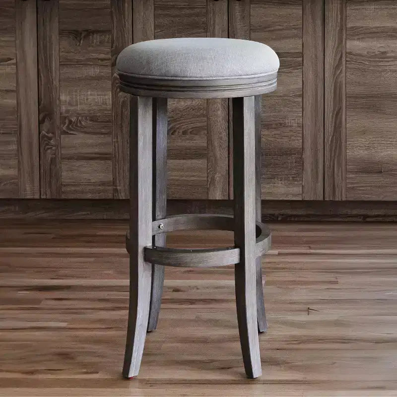 Tabouret de bar de cuisine Maven Lane Eva avec revêtement en tissu 31 po