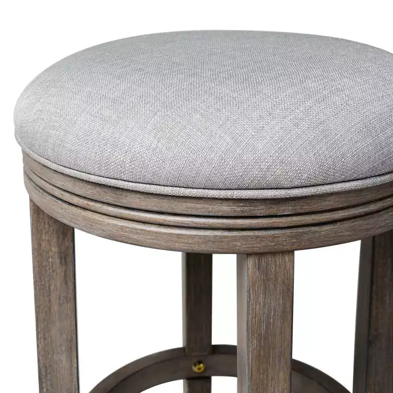 Tabouret de bar de cuisine Maven Lane Eva avec revêtement en tissu 31 po