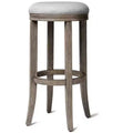 Tabouret de bar de cuisine Maven Lane Eva avec revêtement en tissu 31 po