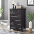 Commode à 5 tiroirs, armoire de rangement à 5 tiroirs, meuble de rangement pour vêtements pour organisateur de salon BLANC