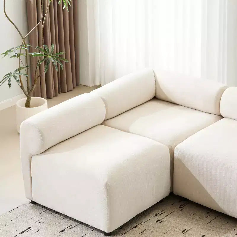 Christopher Knight Home Fermin Canapé Sectionnel Modulable 5 Pièces Moderne avec Dossier Arrondi