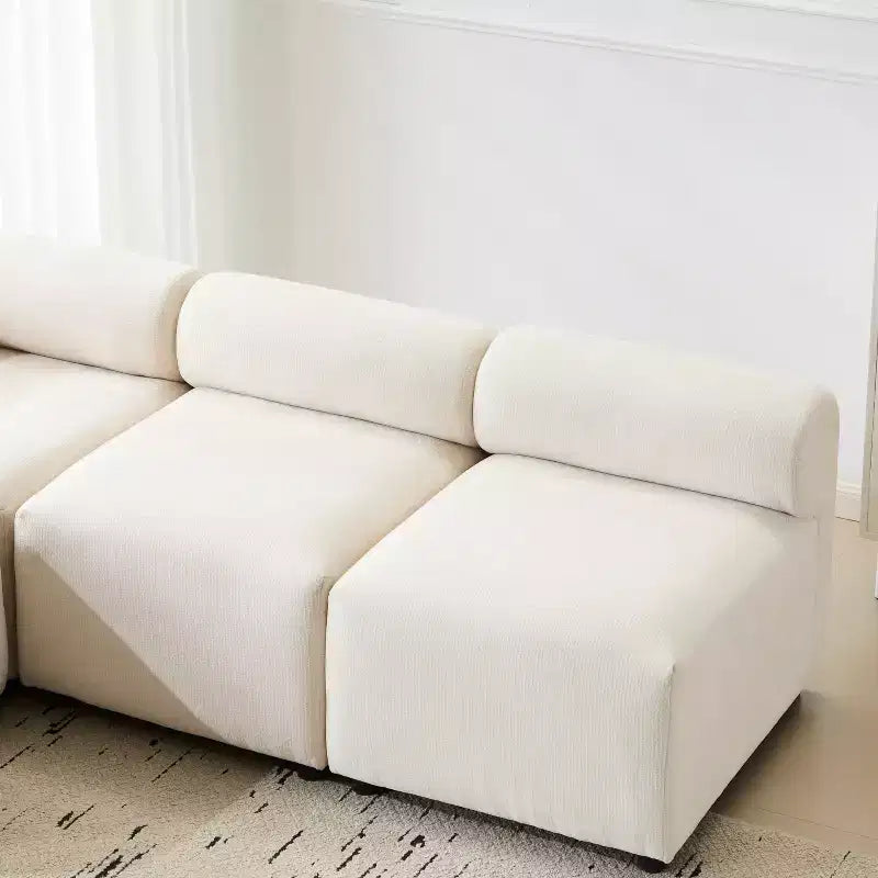Christopher Knight Home Fermin Canapé Sectionnel Modulable 5 Pièces Moderne avec Dossier Arrondi