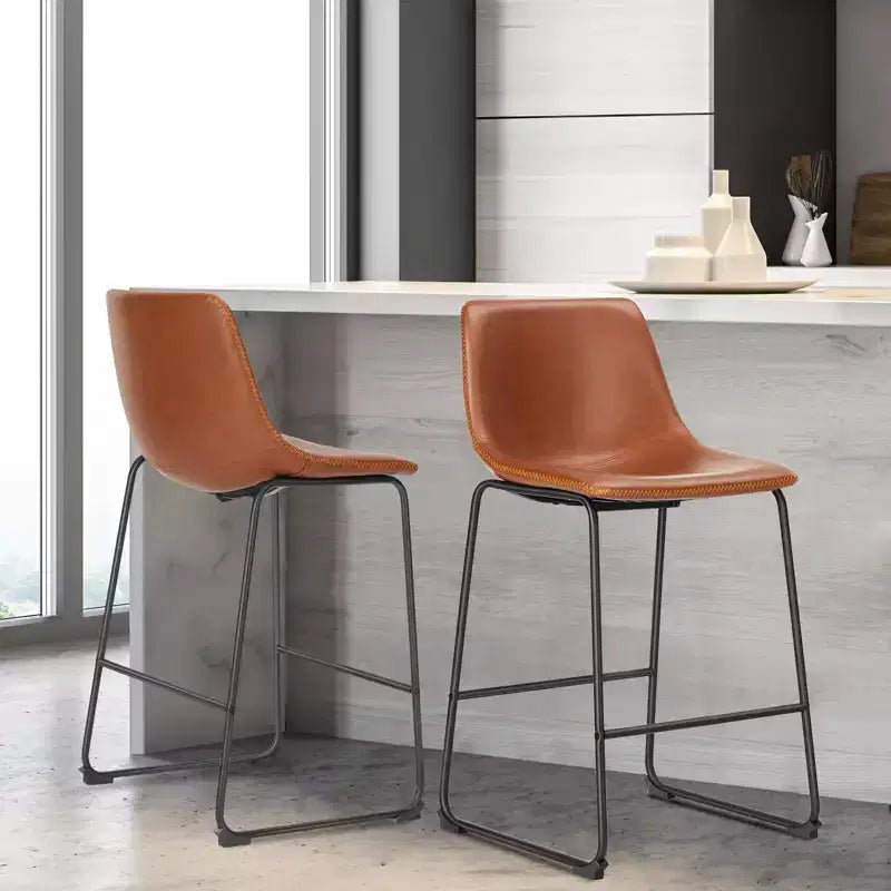 Tabourets de bar MAYEERTY - Chaises de salle à manger sans accoudoirs pour la maison, le bureau et la cuisine