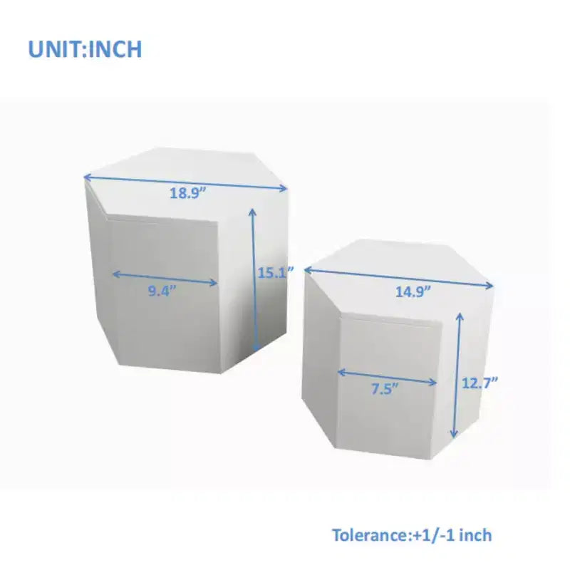 Table basse gigogne ronde Okak - Lot de 2, tables d'appoint modernes pour salon/bureau, gain de place balcon jardin