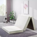 MUUEGM Tri-fold Memory Foam Mattress| Foldable Mattress with Washable Cover, CertiPUR-US Certified