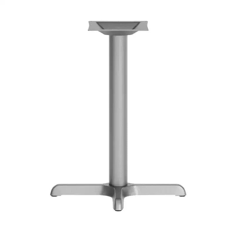 Flash Furniture Piètement de table de restaurant en X de 55,8 cm x 55,8 cm avec colonne de 7,6 cm de diamètre et de hauteur de table