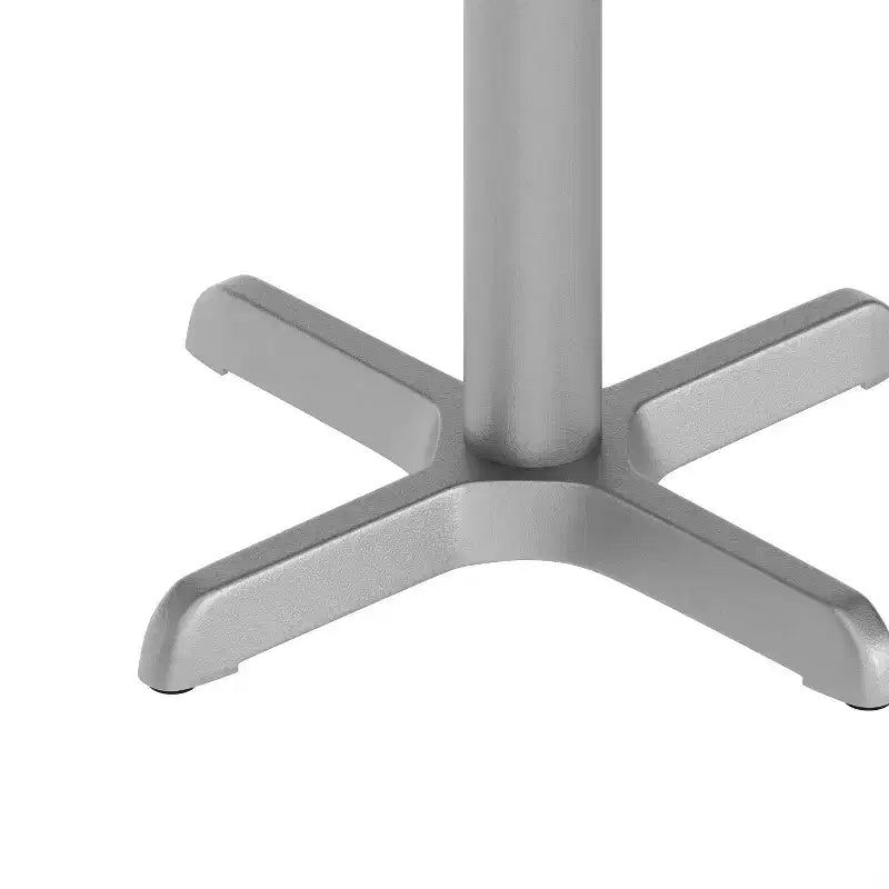 Flash Furniture Piètement de table de restaurant en X de 55,8 cm x 55,8 cm avec colonne de 7,6 cm de diamètre et de hauteur de table