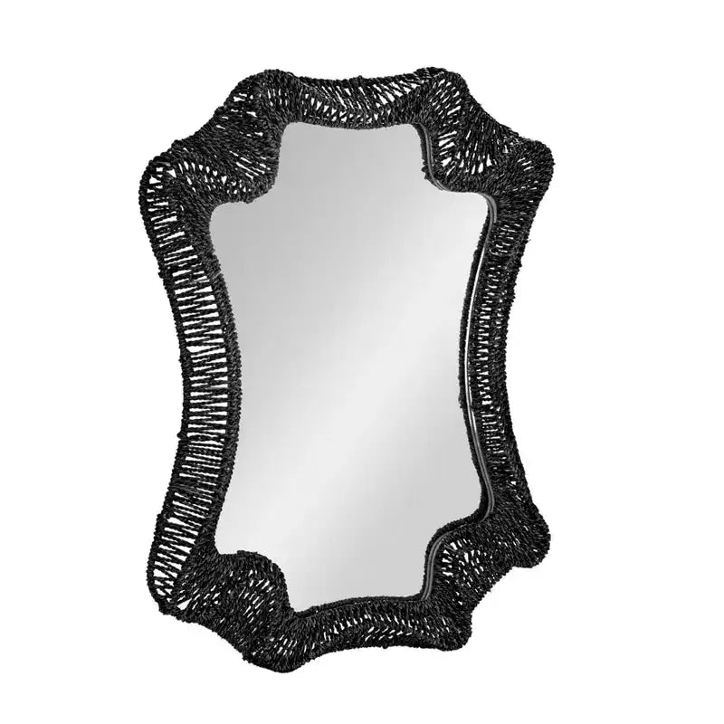 Miroir Mural Tressé en Massette Décoratif « Storied Home »