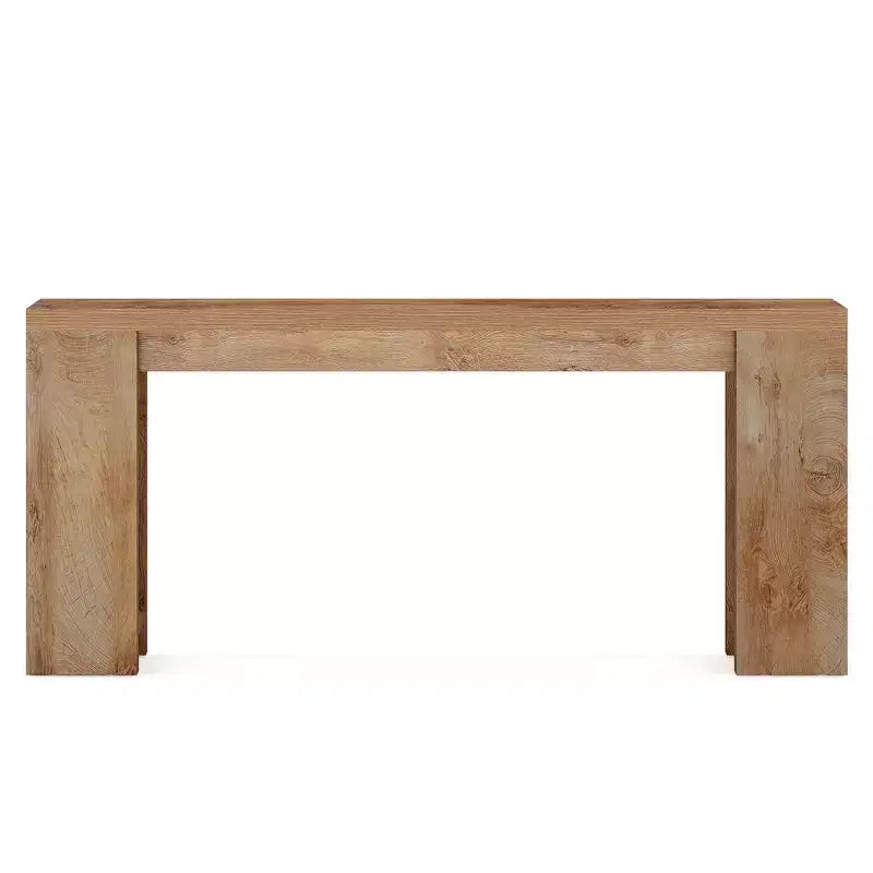 MAYEERTY Table Console Classique de Style Ferme, Plateau Épais, Construction Robuste