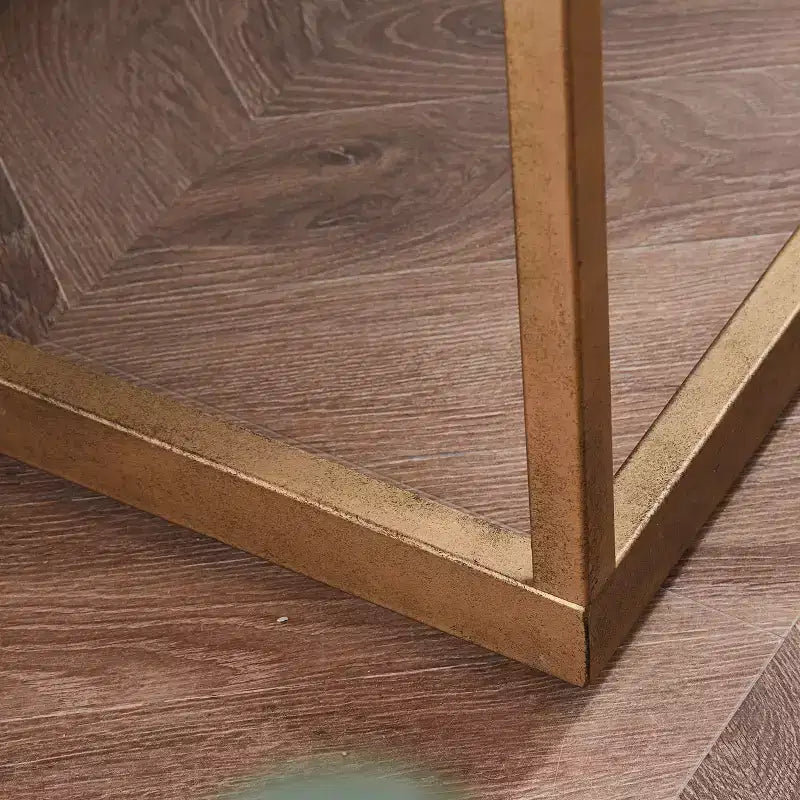 Console de table Dorville en bois de récupération - Naturel - SEI