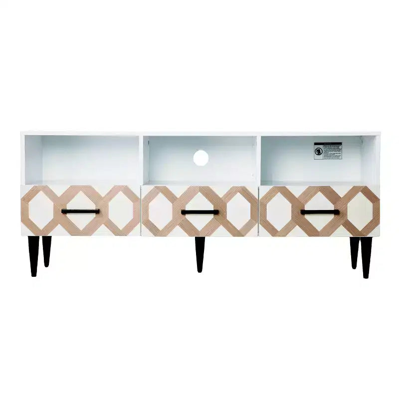 Eltisley TV Stand with Storage - White - SEI