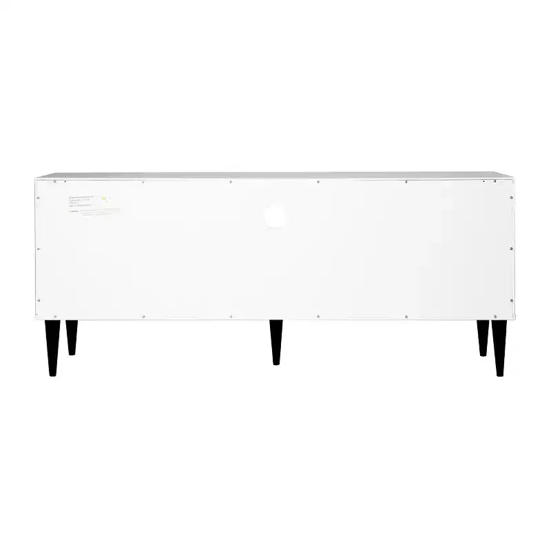 Meuble TV Eltisley avec rangement - Blanc - SEI