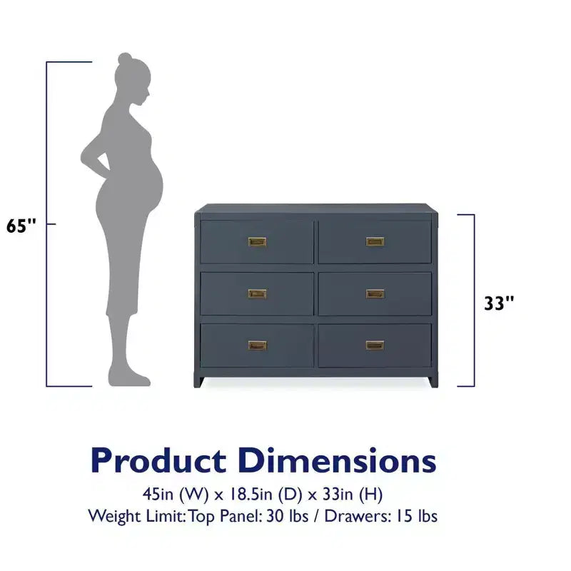 Commode 6 tiroirs Miles Baby Relax